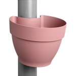 vibia campana pot gouttière 22cm Rose poussière
